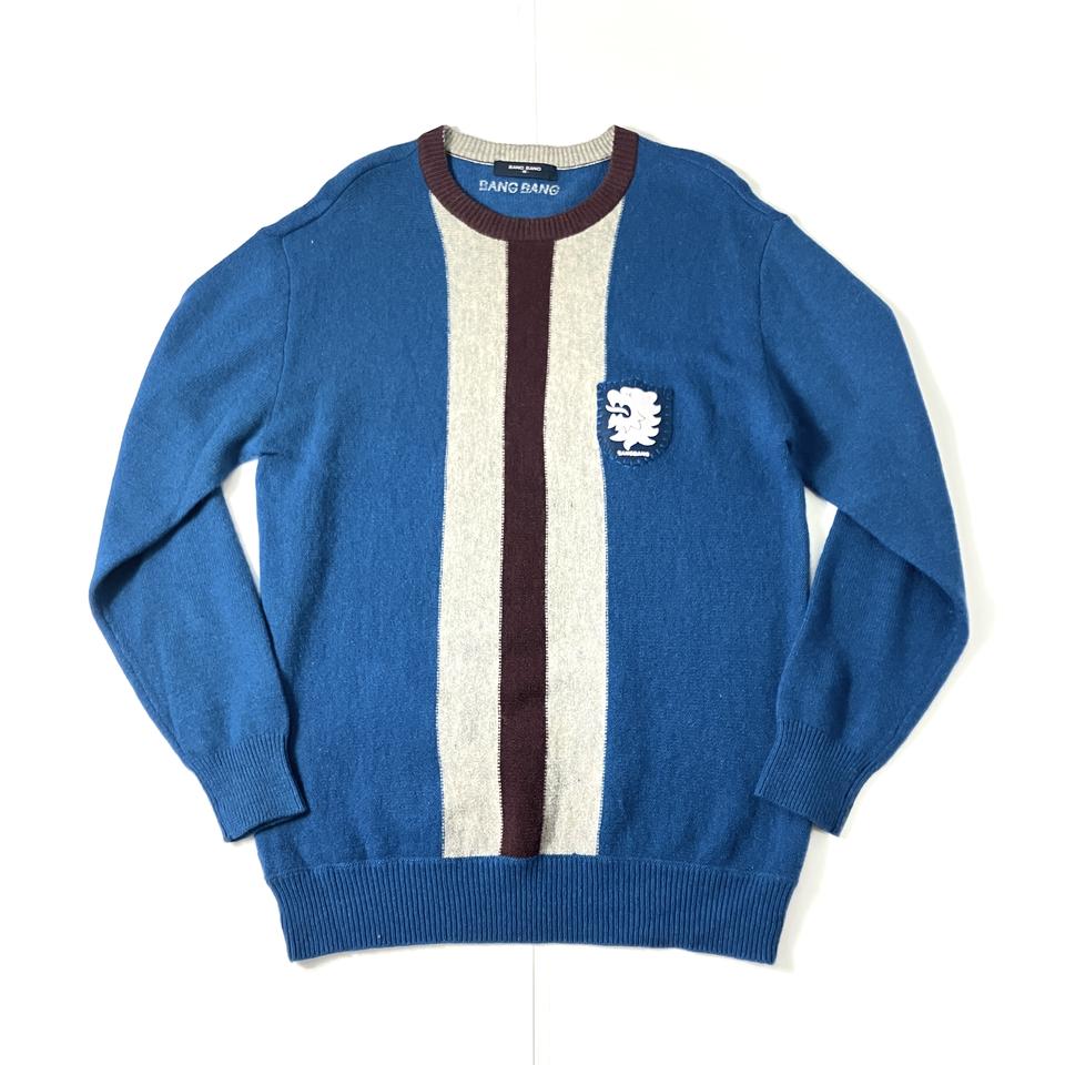 32-LT1 Bang bang 빈티지 파랑 니트 M 95추천