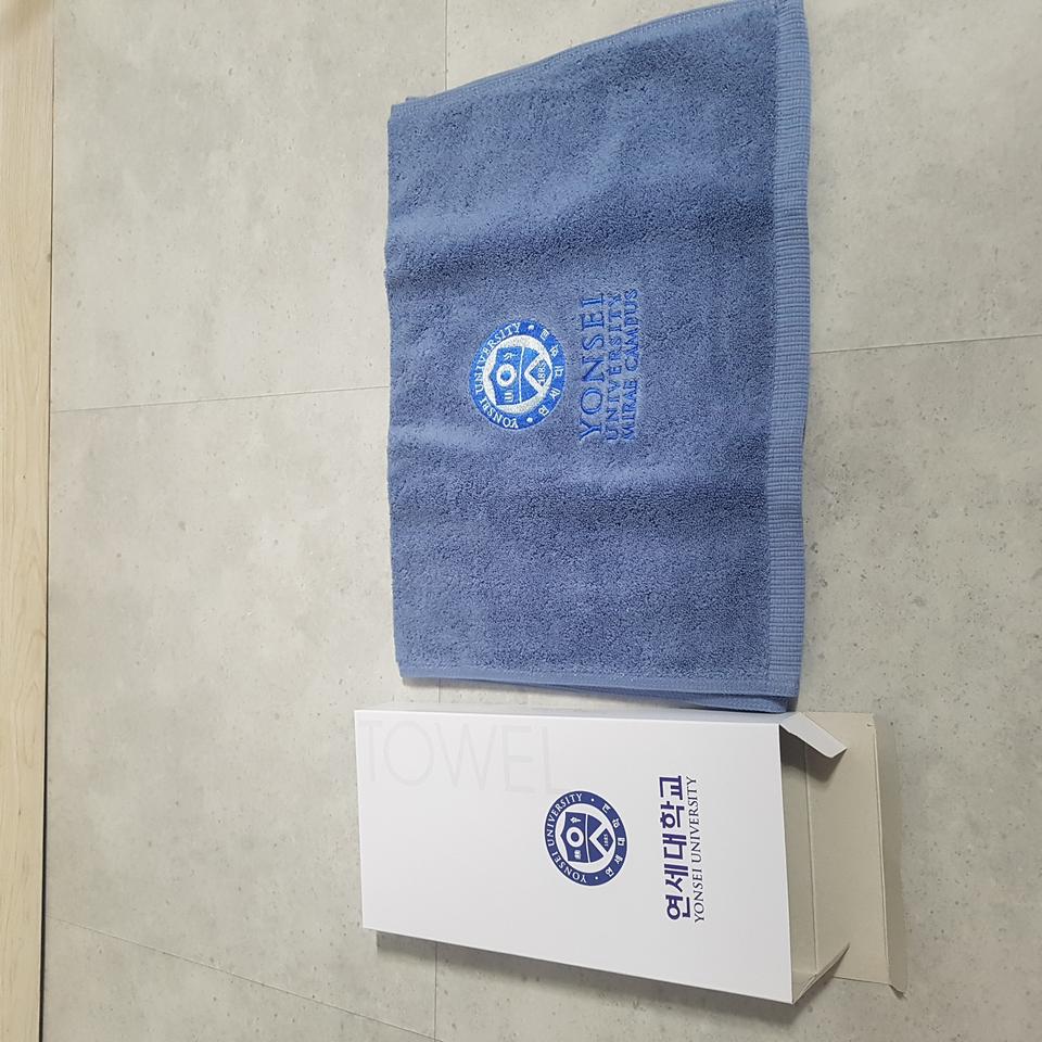 수건 고급형 BLUE GRAY (개당) 도톰하고 부드러운 고급 타월