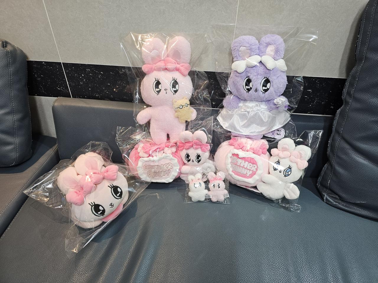 에스더버니 토끼 키링 인형, 복주머니, 토끼 라잉 에스더버니 인형