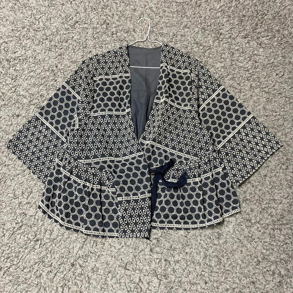 데님 자수 펀칭 자켓