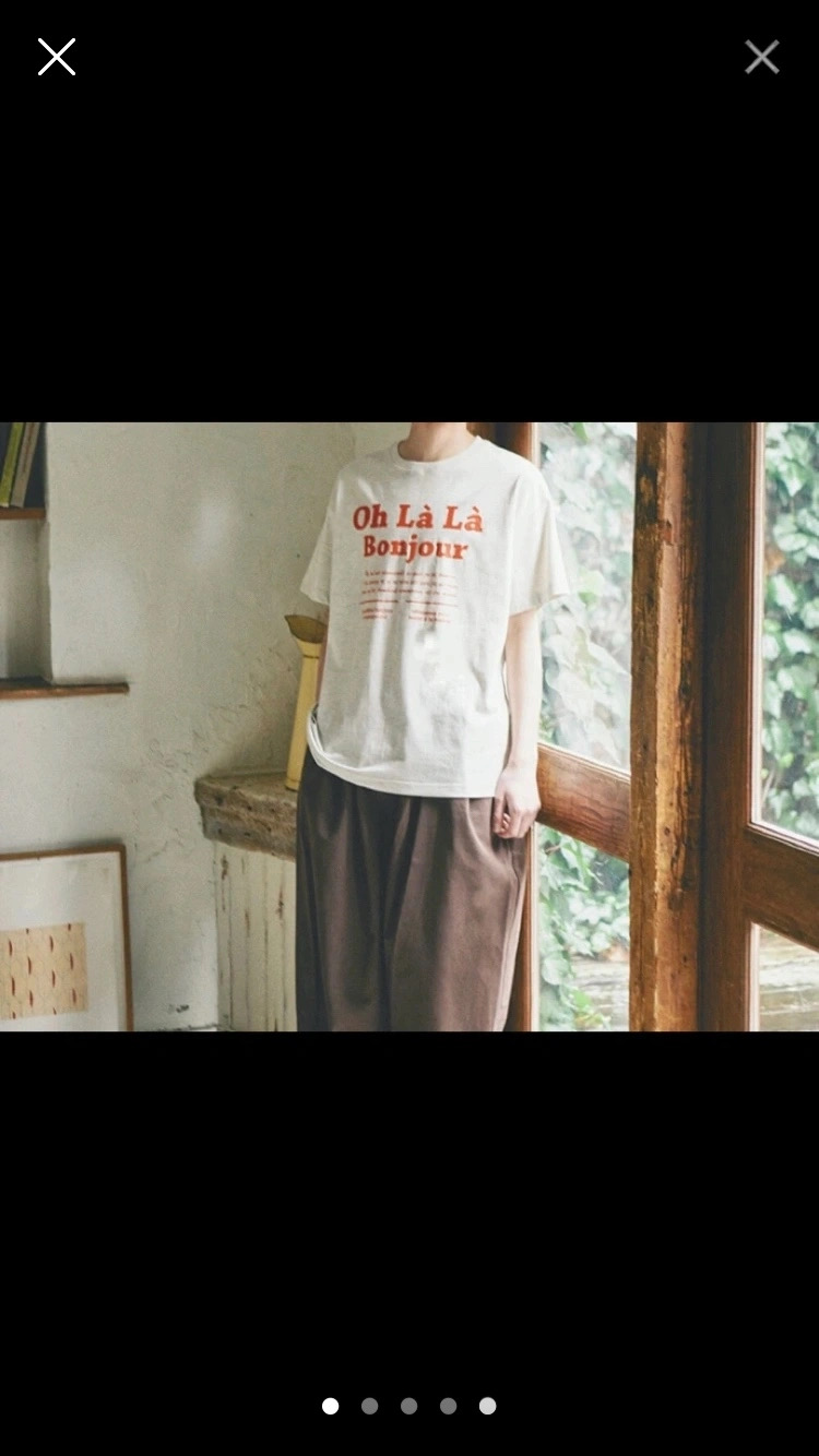 [새상품]곤니치와봉주르 티셔츠 M