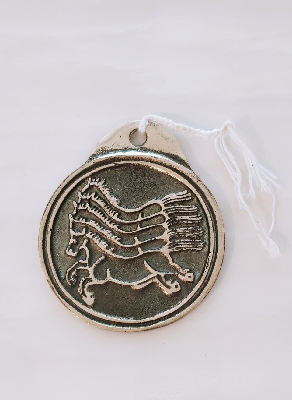 암행어사 마패 황동 동상