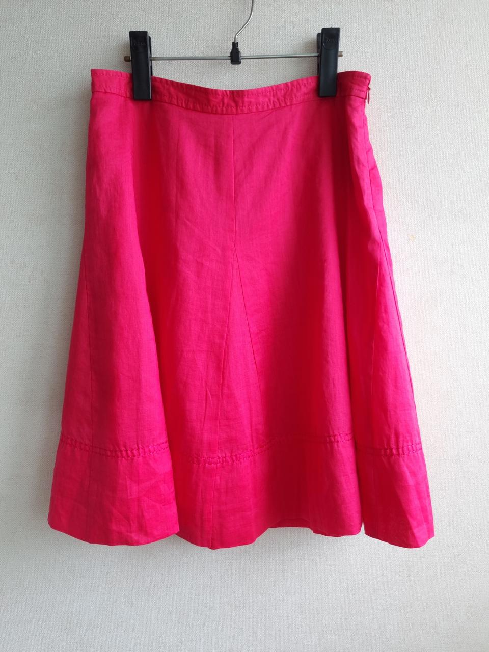 타미힐피거 린넨스커트