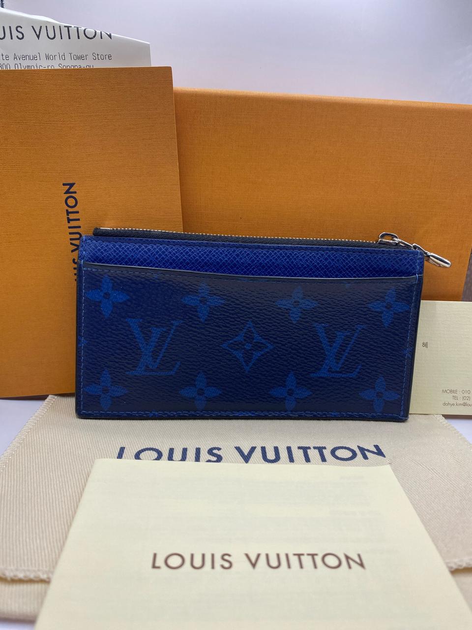 [영수증] 루이비통 이클립스 코인홀더 코발트 블루