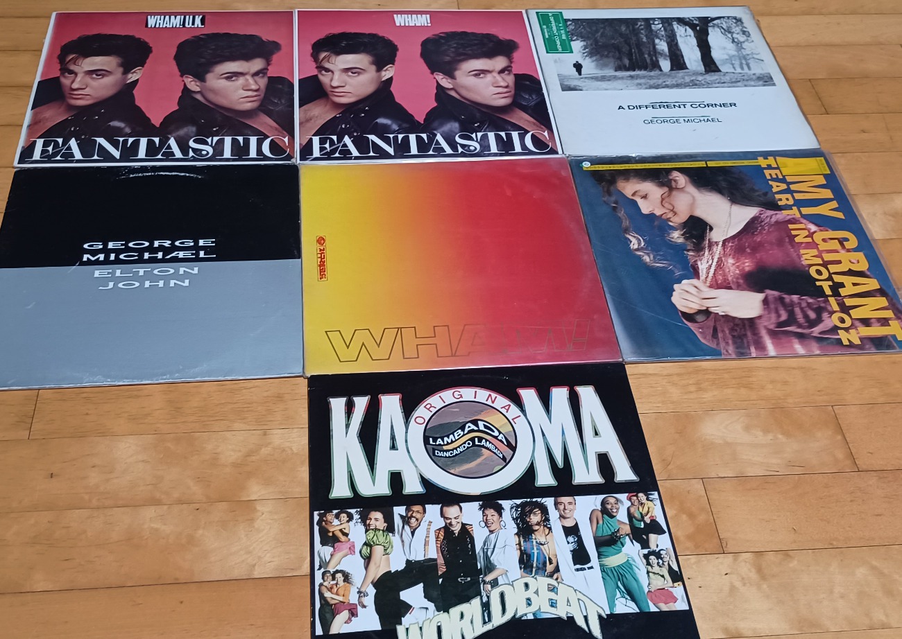 WHAM! 1집,조지마이클,에미 그랜트,카오마/LP음반 7장 입니다.