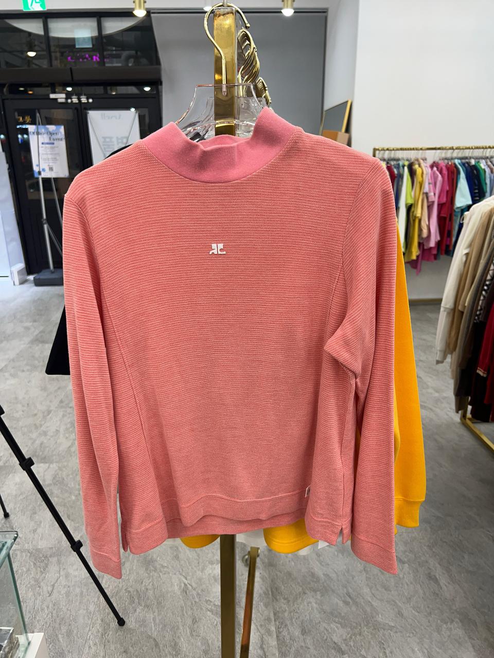 꾸레쥬 반목 핑크 긴팔