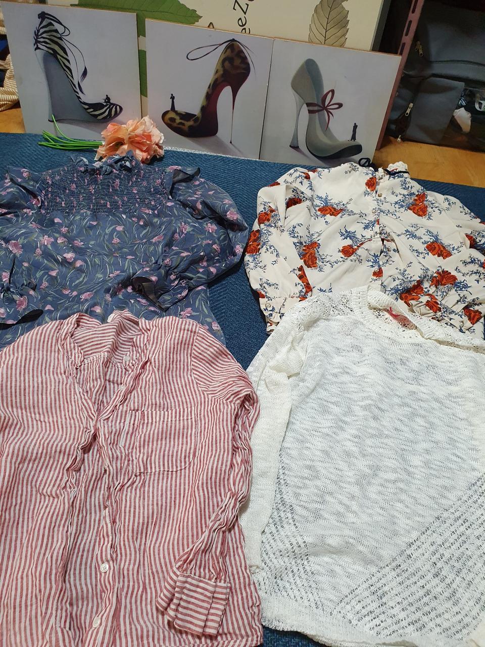 블라우스/4벌 일괄가격 /프리사이즈 4벌 몽땅다가져가세요