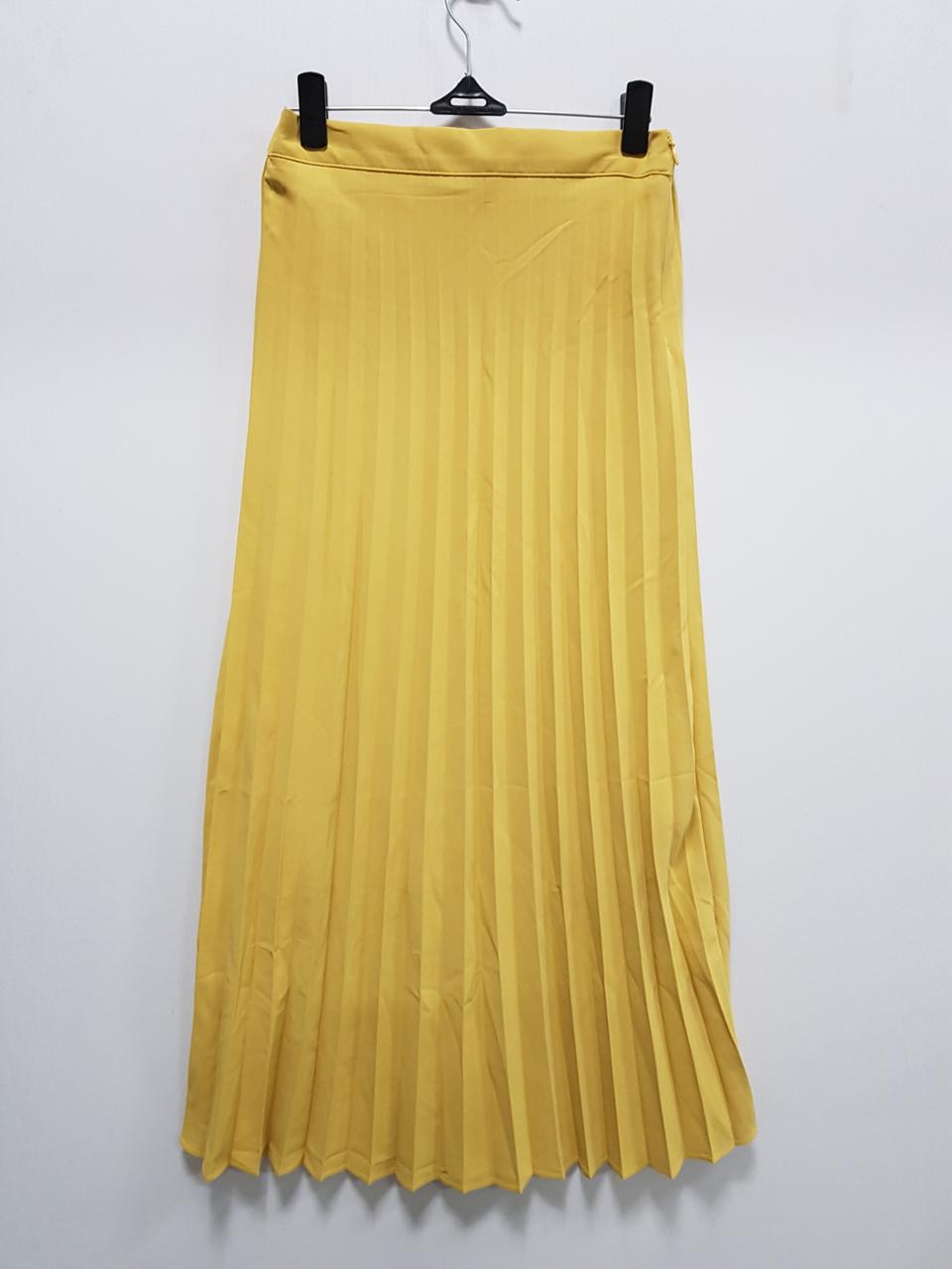 플리츠 롱밴딩 치마  5566   335091