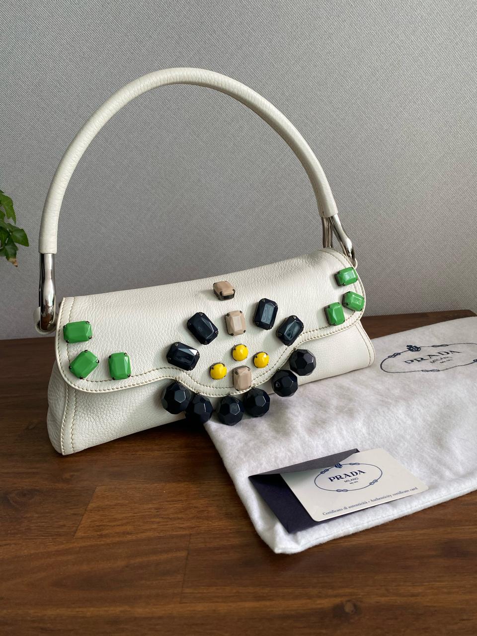 PRADA 프라다 주얼디테일 토드백