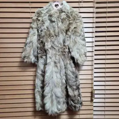 h148 여성 폭스 7부코트