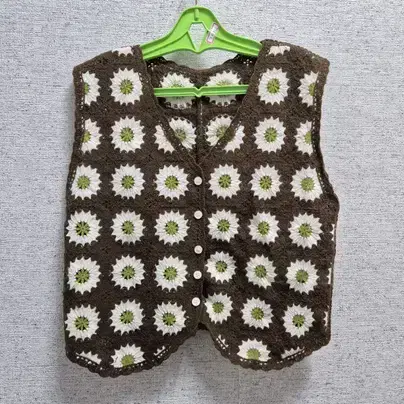 ㄱ484 여성 뜨개 조끼