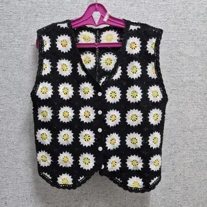 ㄱ486 여성 뜨개 조끼