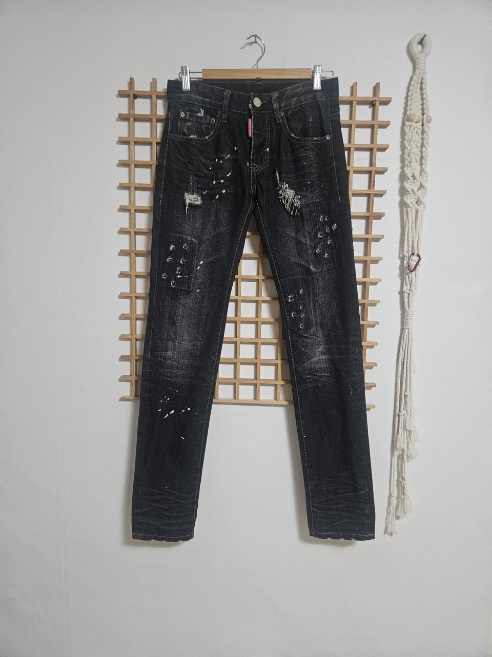 디스퀘이트 블랙 청바지 미착용! 새옷  남/여공용 허리단면38