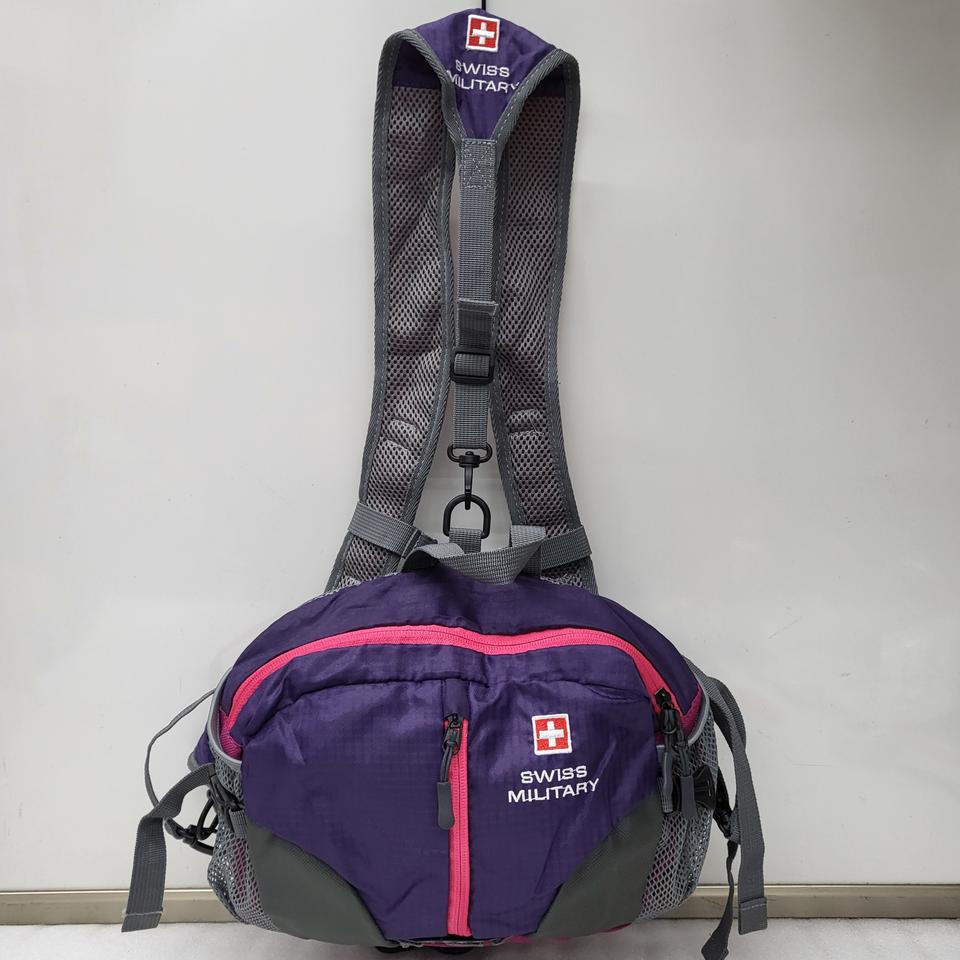 미사용 스위스 밀리터리힙색,크로스,백팩겸용