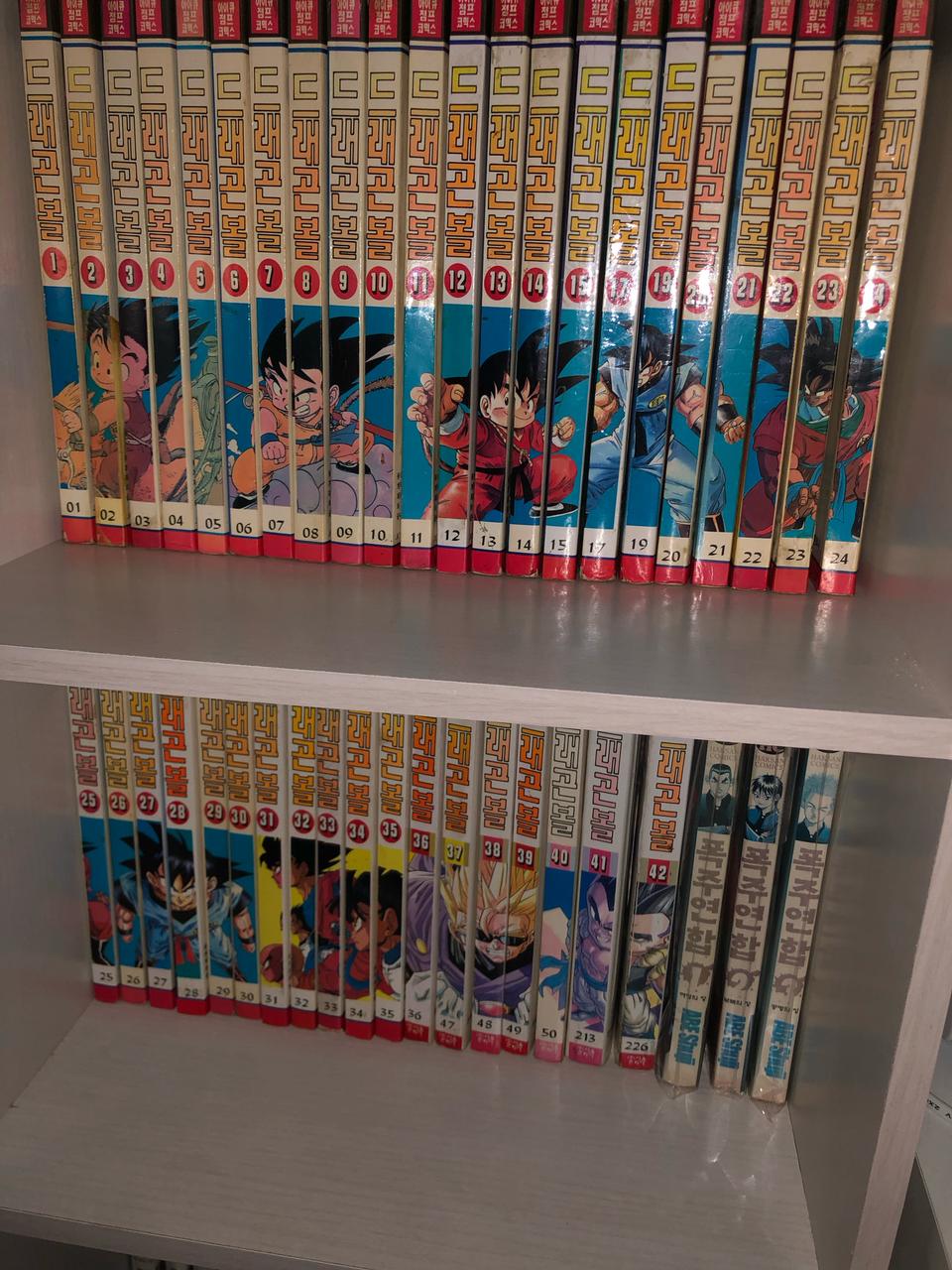 드래곤볼 구판1-42권(16,18권)없어요 상태양호