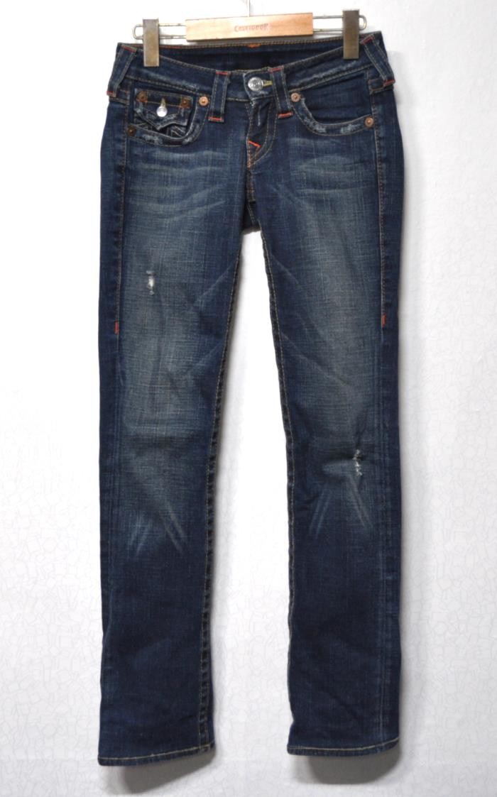 트루릴리젼/여성슬림핏청바지(허리25) 