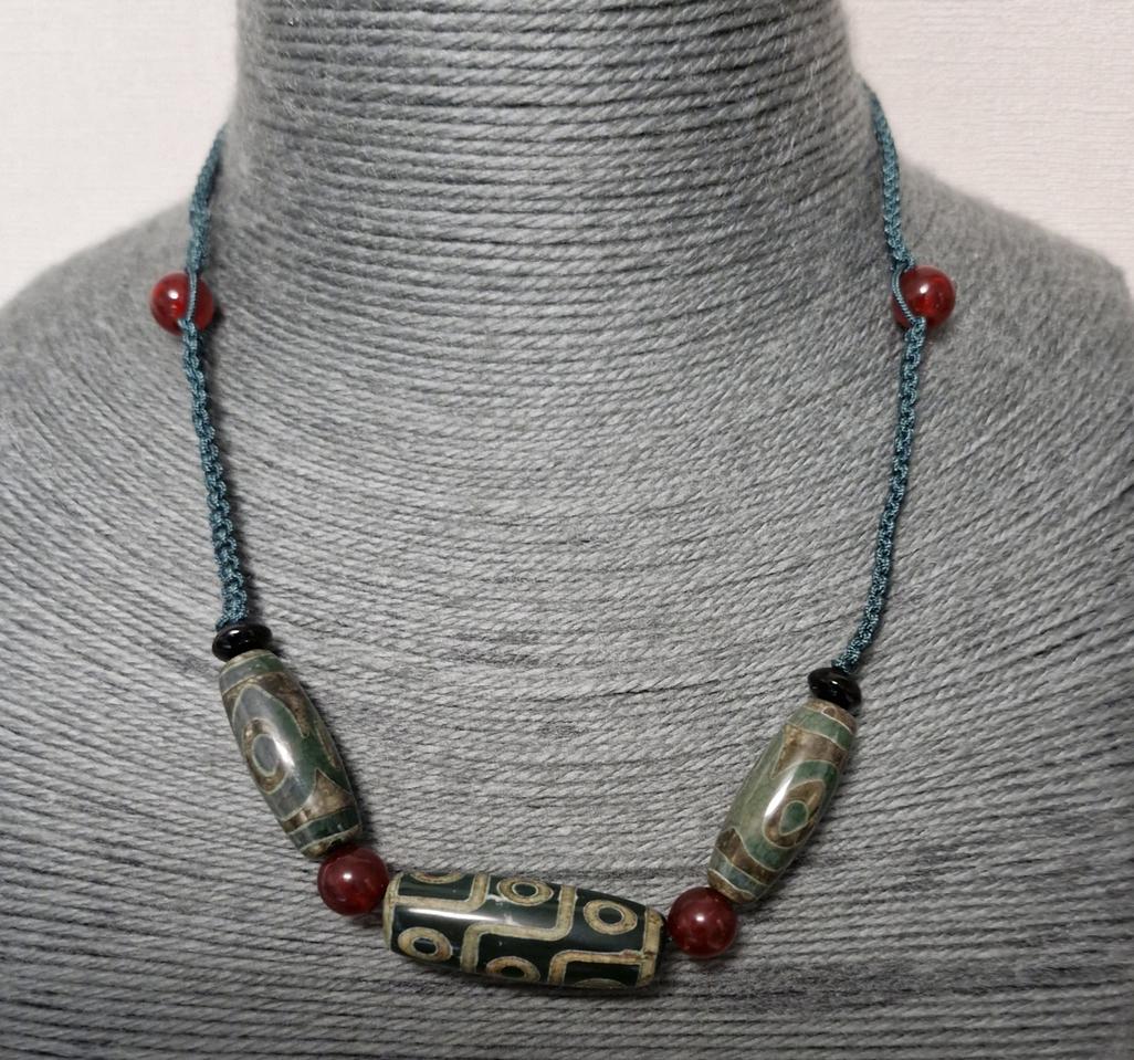 9안천주 매듭목걸이