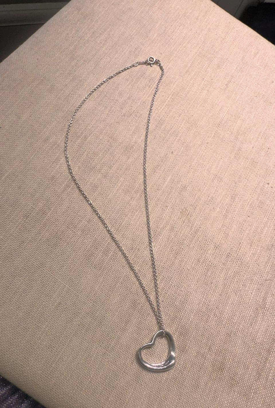 티파니 오픈 하트  목걸이