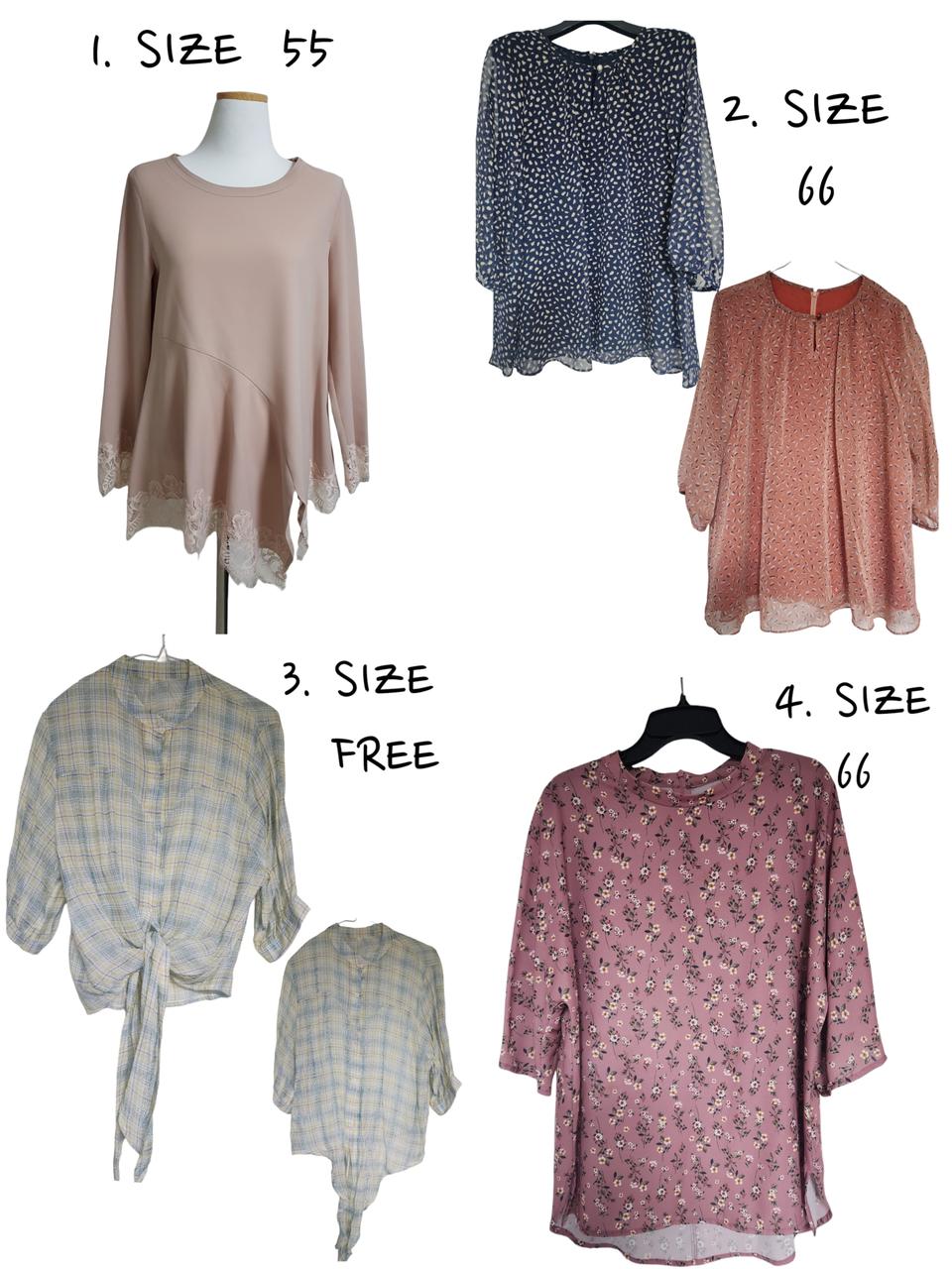 *전부 12,000원씩* 쉬폰재질 블라우스 13가지