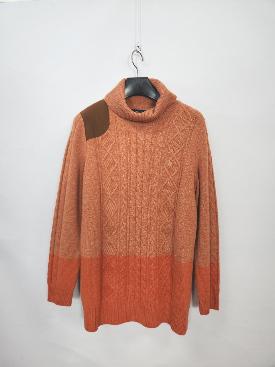 (95) 헤지스 남성 모 캐시미어 혼방 니트 티셔츠