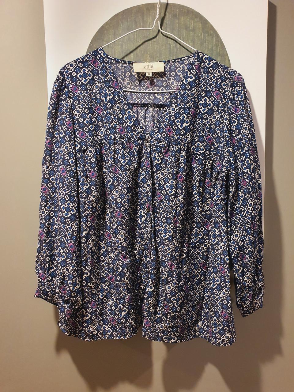 아떼바네사브루노 실크 블라우스 55