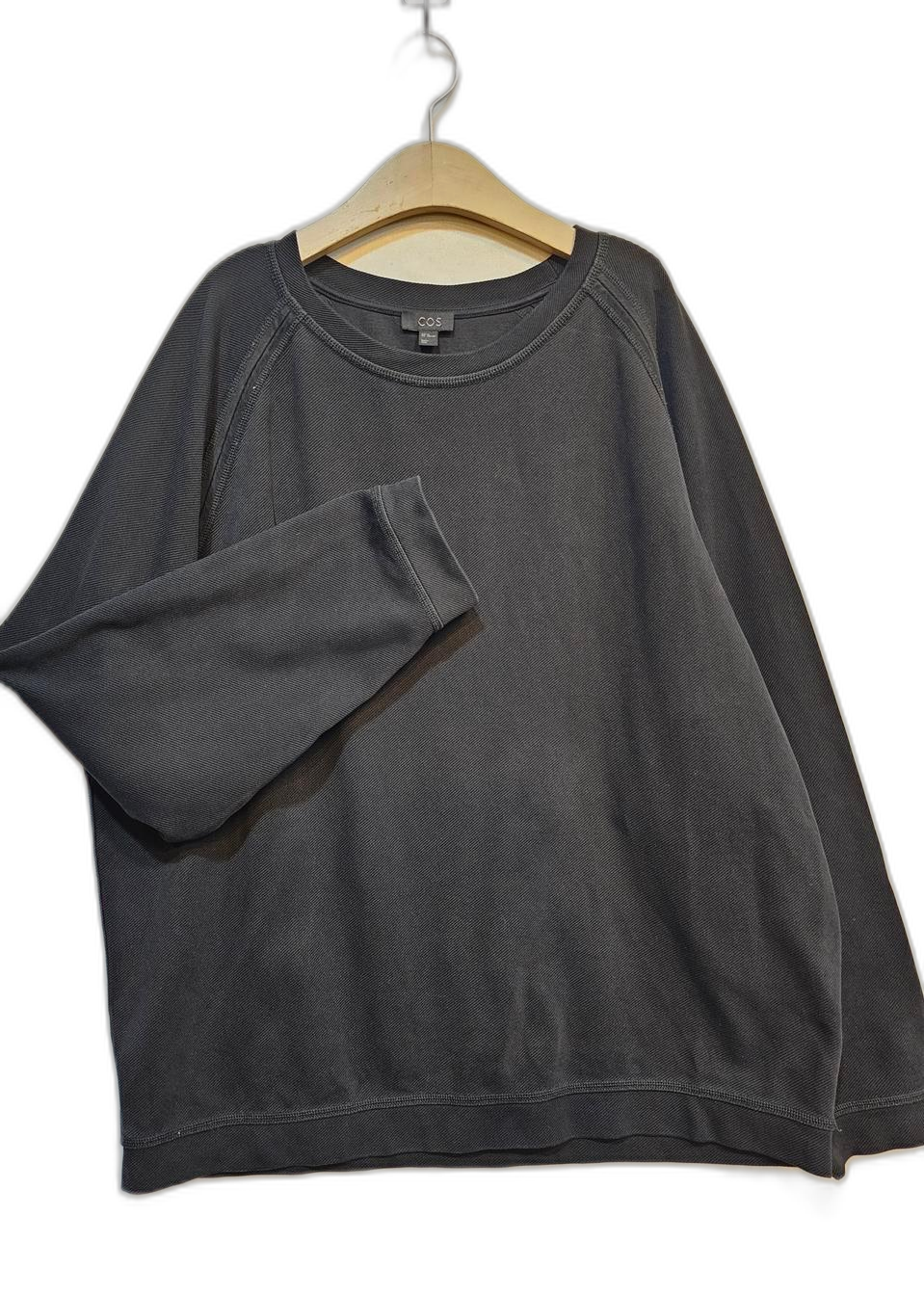 [새상품급] COS 코스 남자 맨투맨 XL 사이즈 블랙