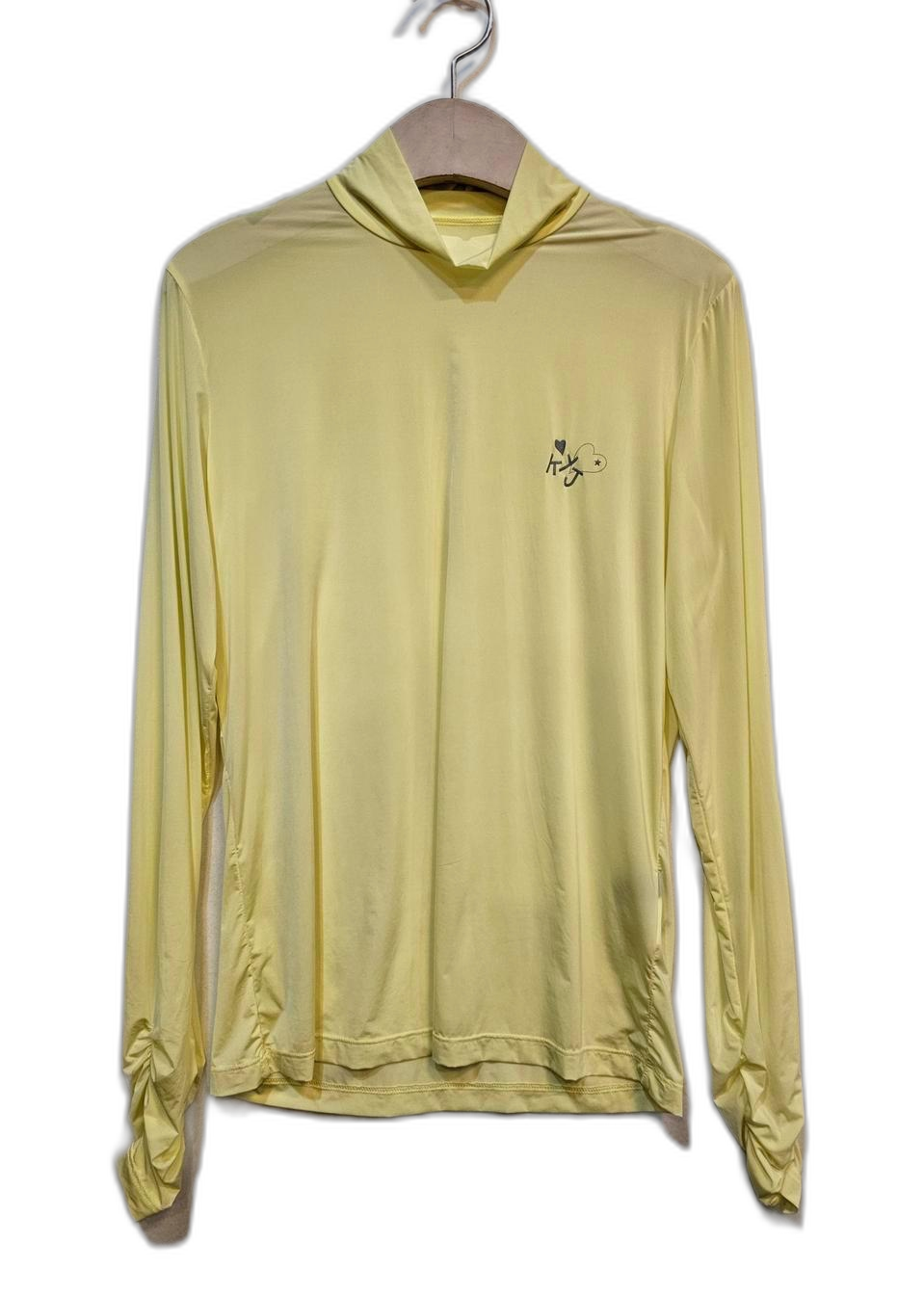 KIM YOUNG JOO 김영주 쿨 스탄 티셔츠 95사이즈 연노란색