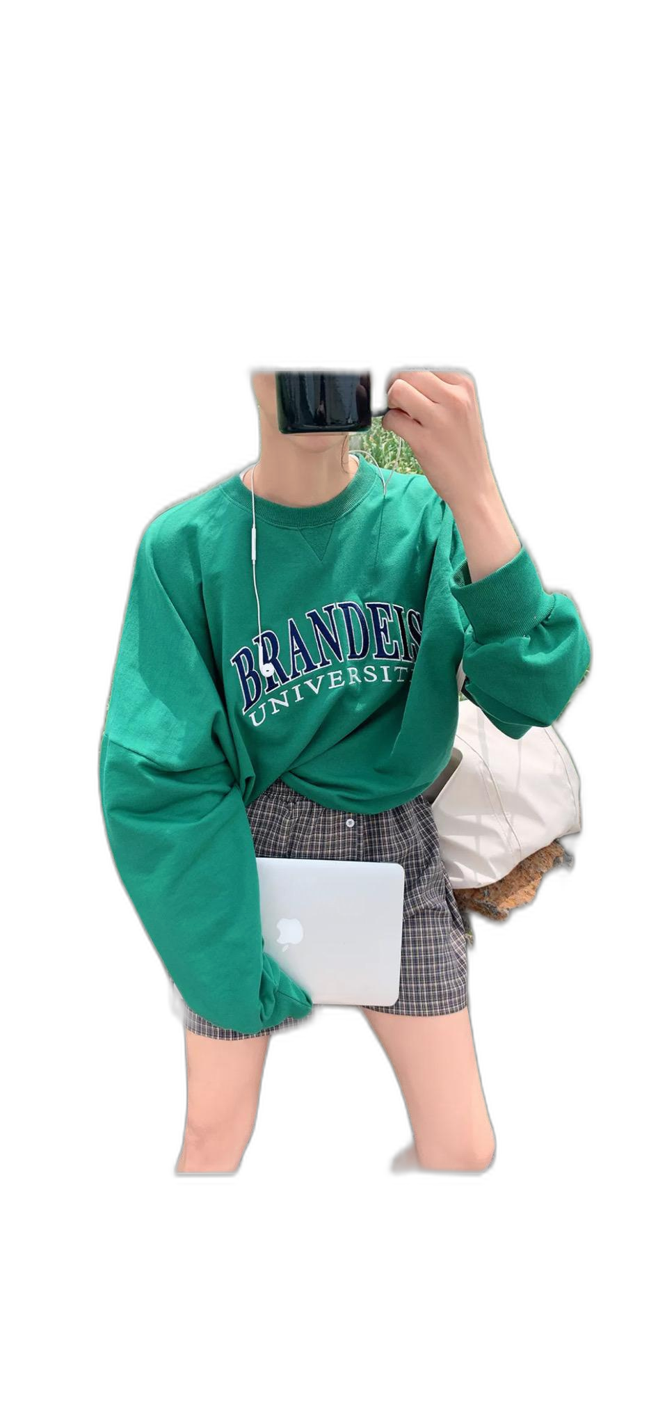 모코블링 자수맨투맨