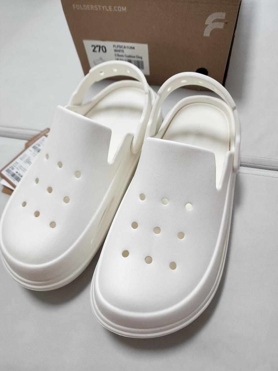 폴더클로그샌들270사이즈화이트