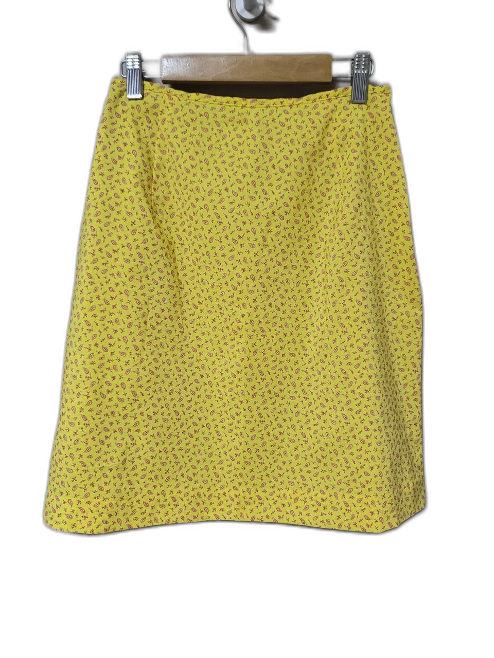 연노랑 하이웨스트 스커트