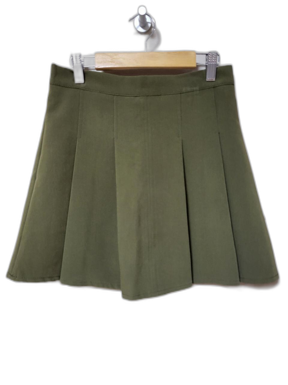 카키 미니스커트