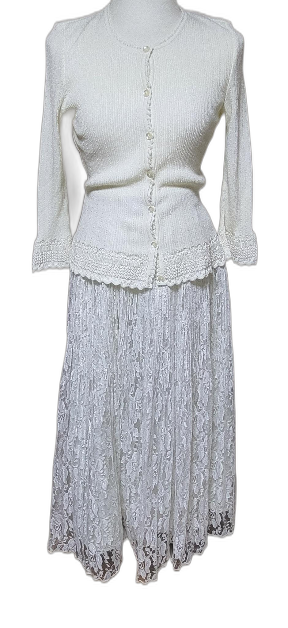 레이스 밴딩 샤스커트