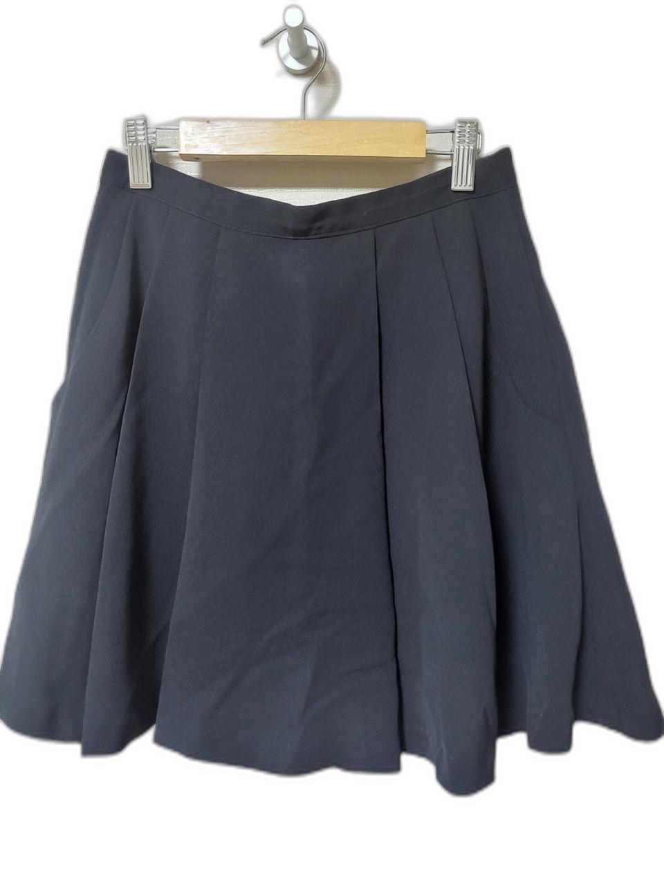 블랙 플레어 스커트