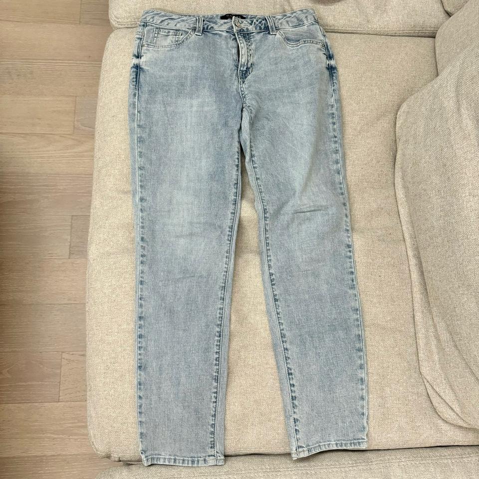 [여자바지] GUESS게스청바지 탑텐 카키 베이지바지 일자바지