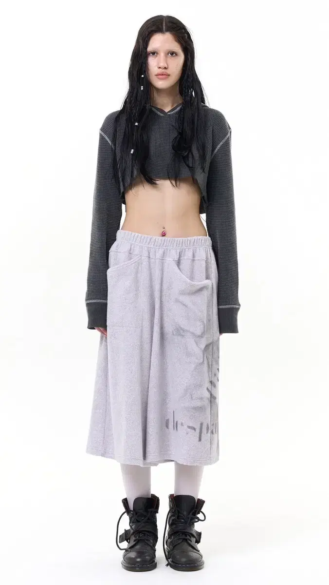 텐댄 tensedance dusty pocket wide pants