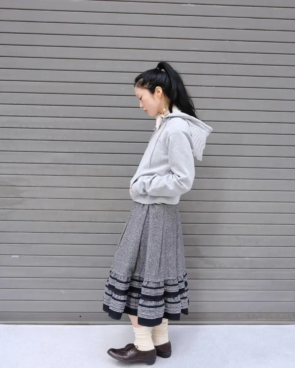 꼼데가르송 comme des garcons 깅엄 스커트