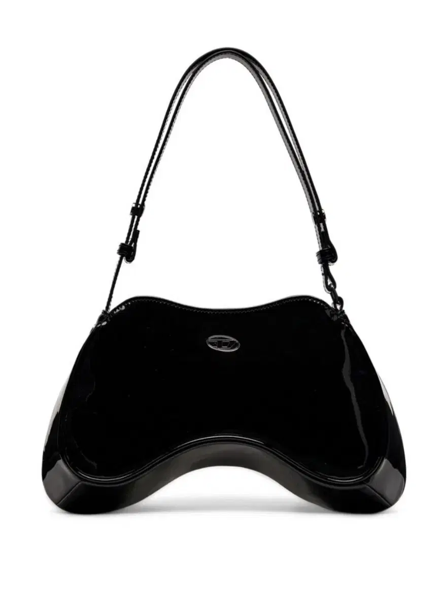 디젤 play glossy shoulder bag