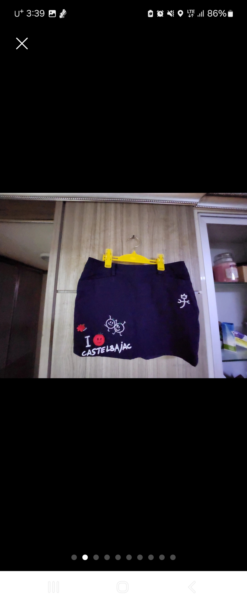 까스텔바작  골프스커트