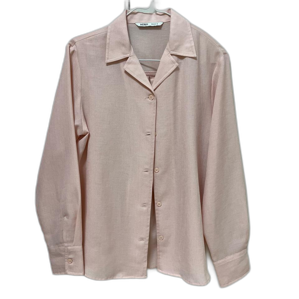 미쏘 딸기우유색상 셔츠 블라우스