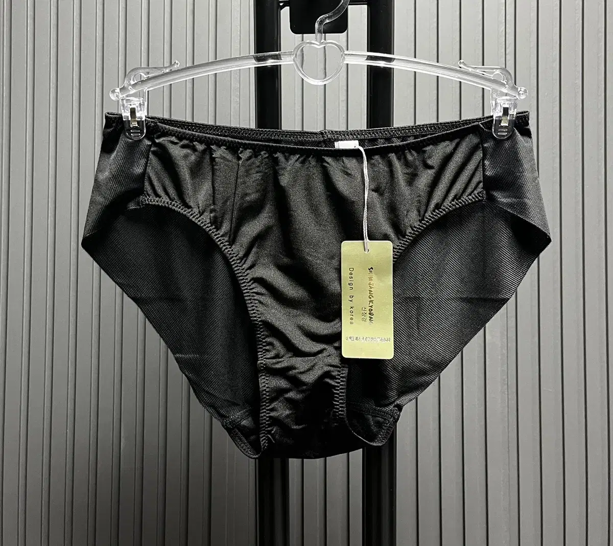 628 신장경 블랙 노라인 베이직 팬티 95