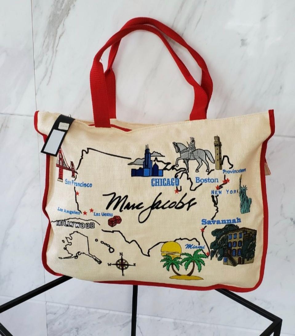 새상품  마크제이콥스 자수 가방 빅사이즈가방