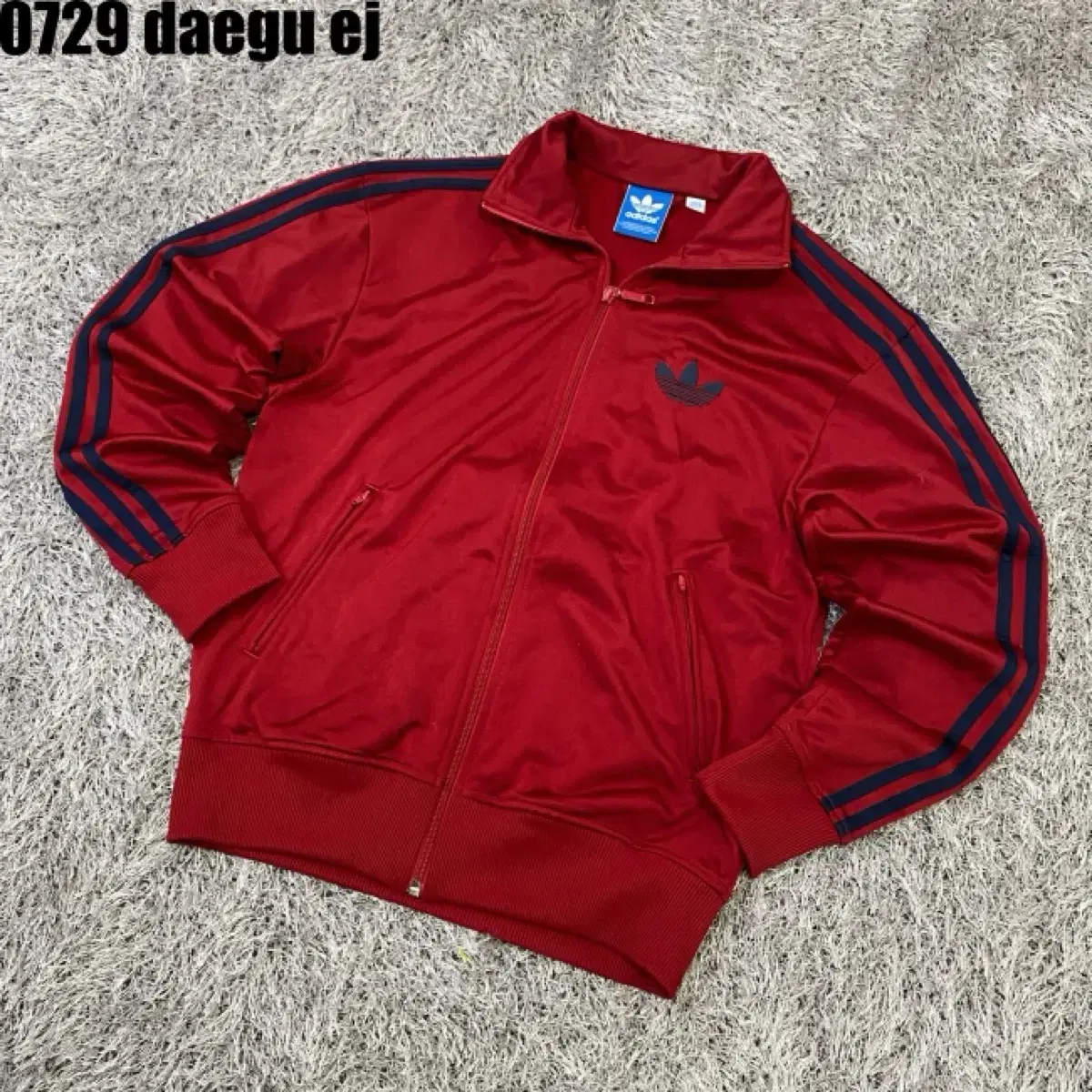 아디다스 파이어버드 져지집업 레드