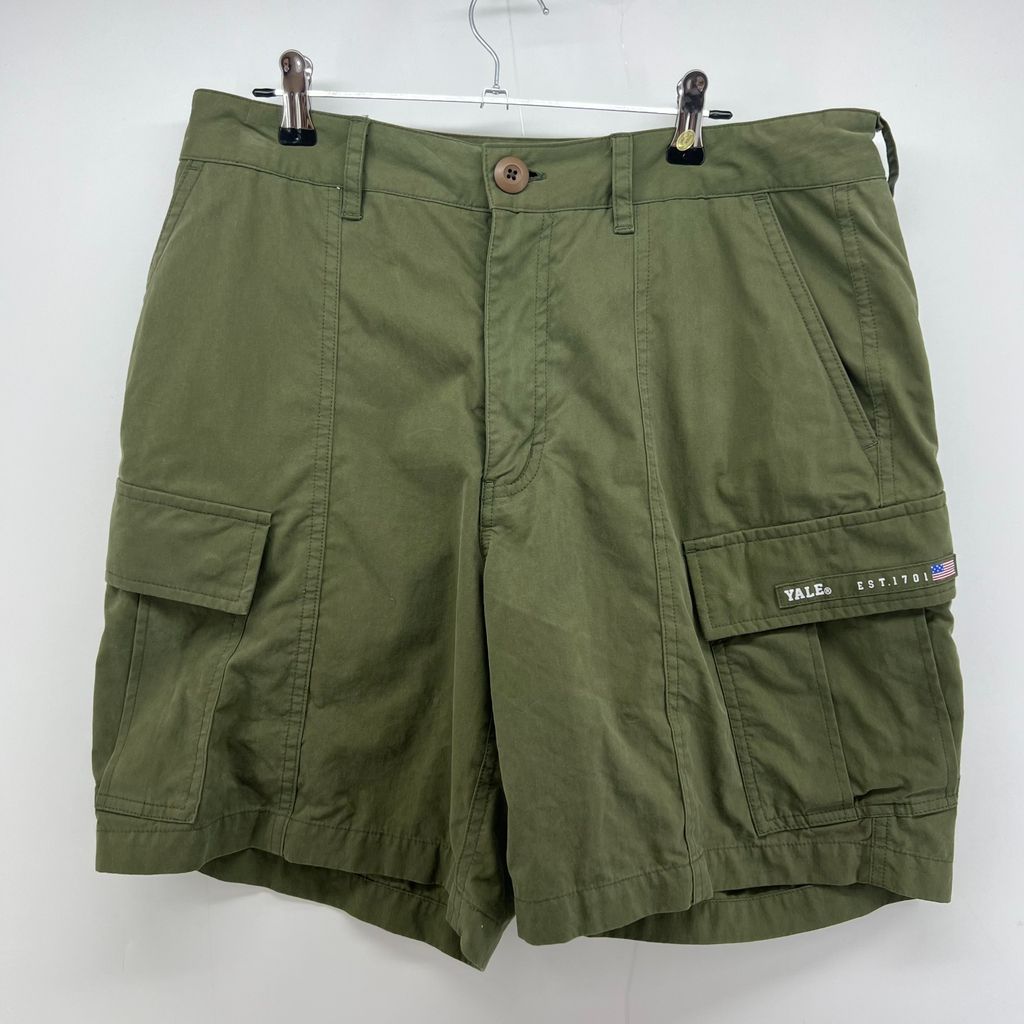 [중고] 라지 예일 yale 포켓 반바지 팬츠 빈티지 카키바지