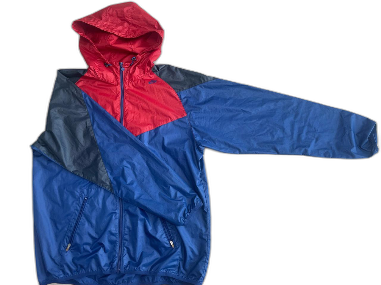 나이키 윈드러너 바람막이 (빨.파)