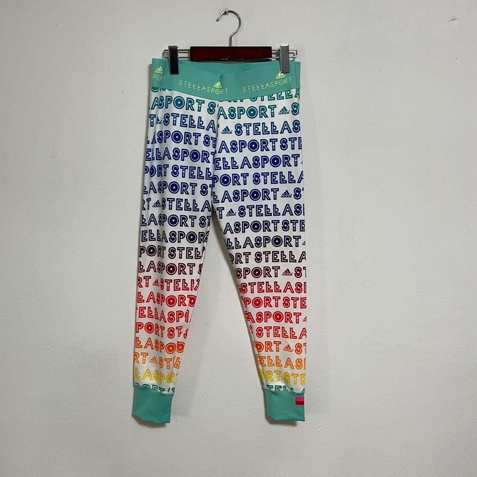 C381 아디다스 스텔라맥카트니 레터링 레깅스M