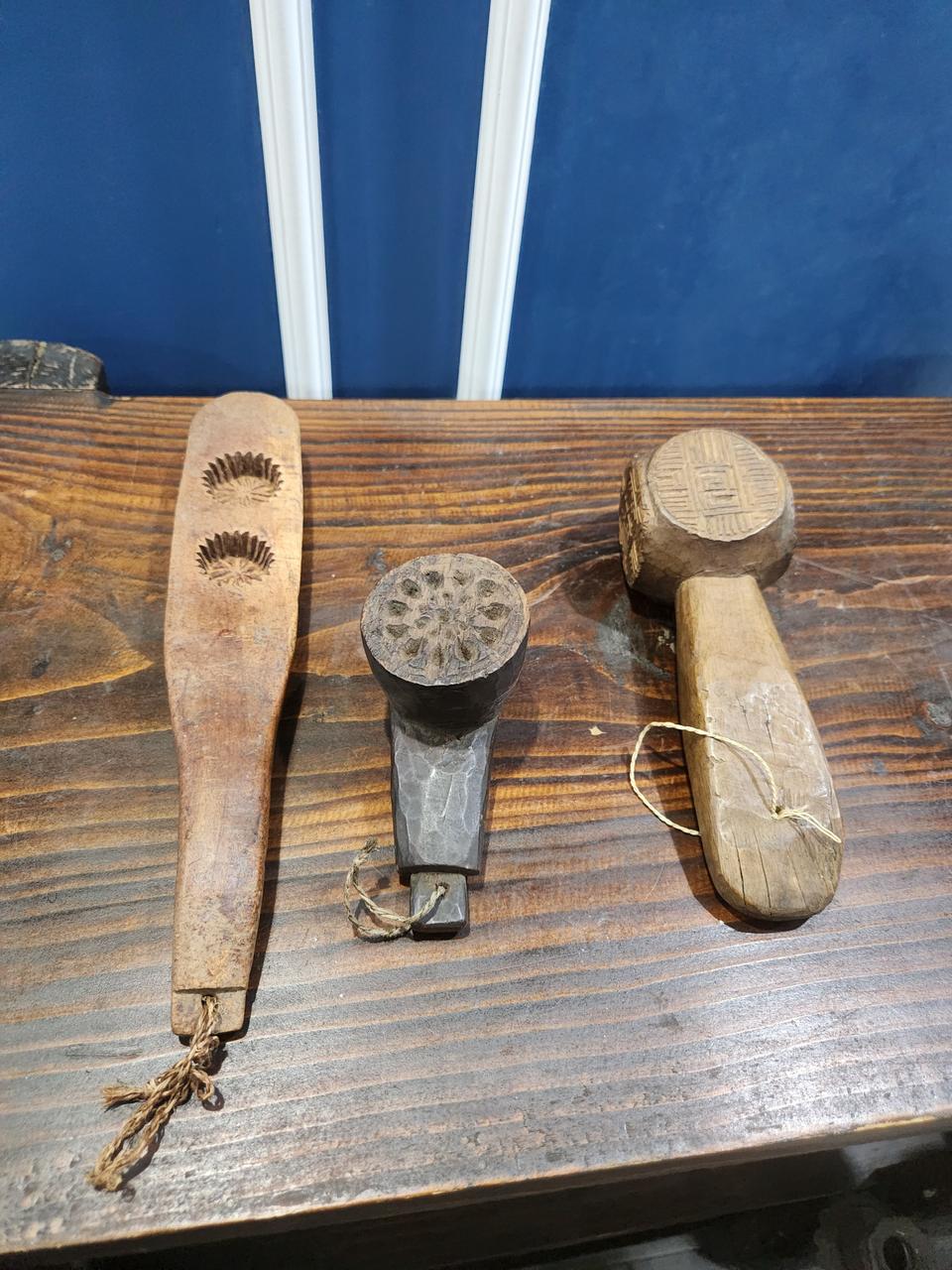 특이한 떡살3점