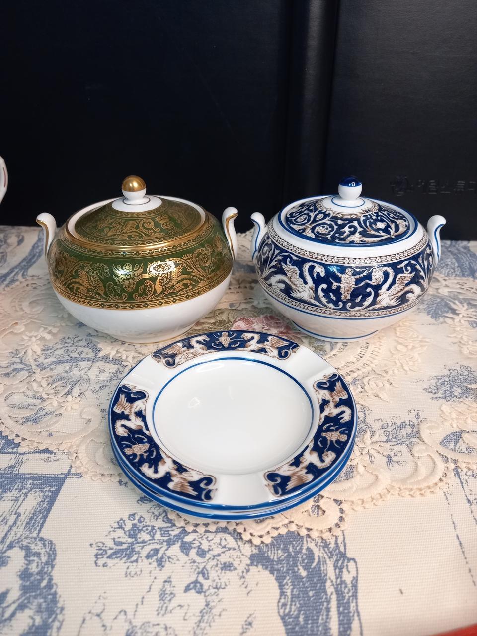 웨지우드 플로랜틴 슈가볼과 핀접시