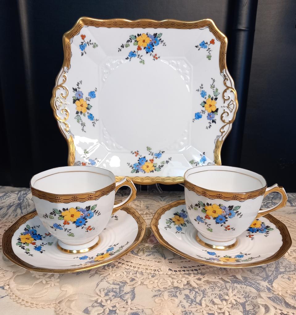 투스칸 애나멜 핸드페인팅 찻잔