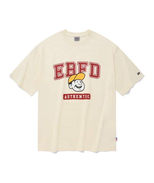 이벳필드 베츠 반팔티 아이보리