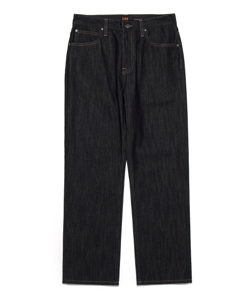 LEE 맨 스트레이트핏 블랙 RAW 데님 팬츠 블랙